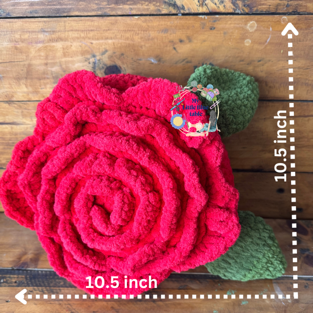 Rose Flower Cushion