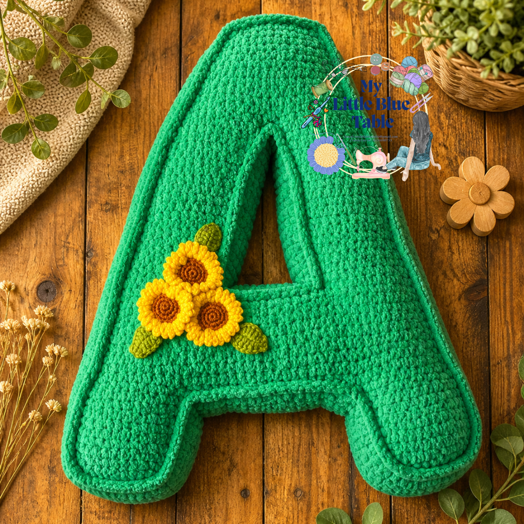 Alphabet personalised pillow- Letter A