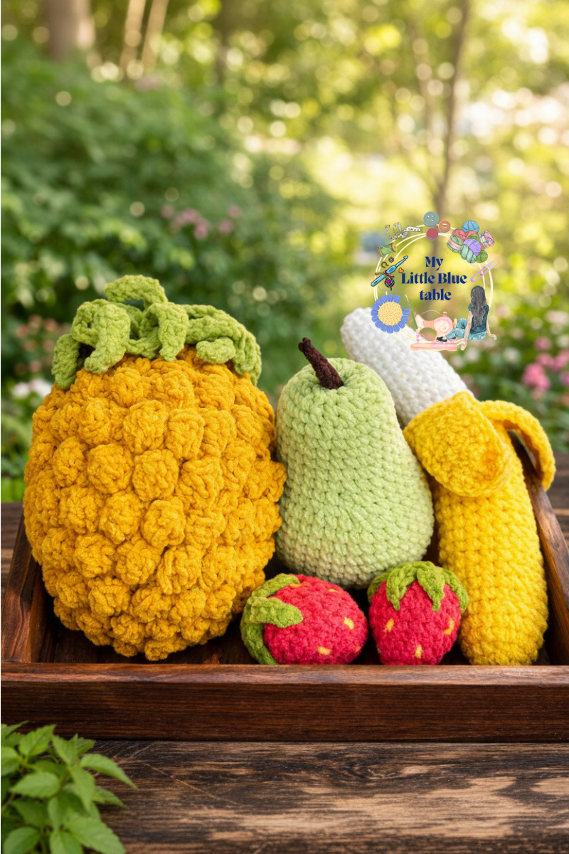 Amigurumi fruit platter