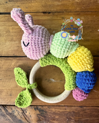 Caterpillar rattle for newborn